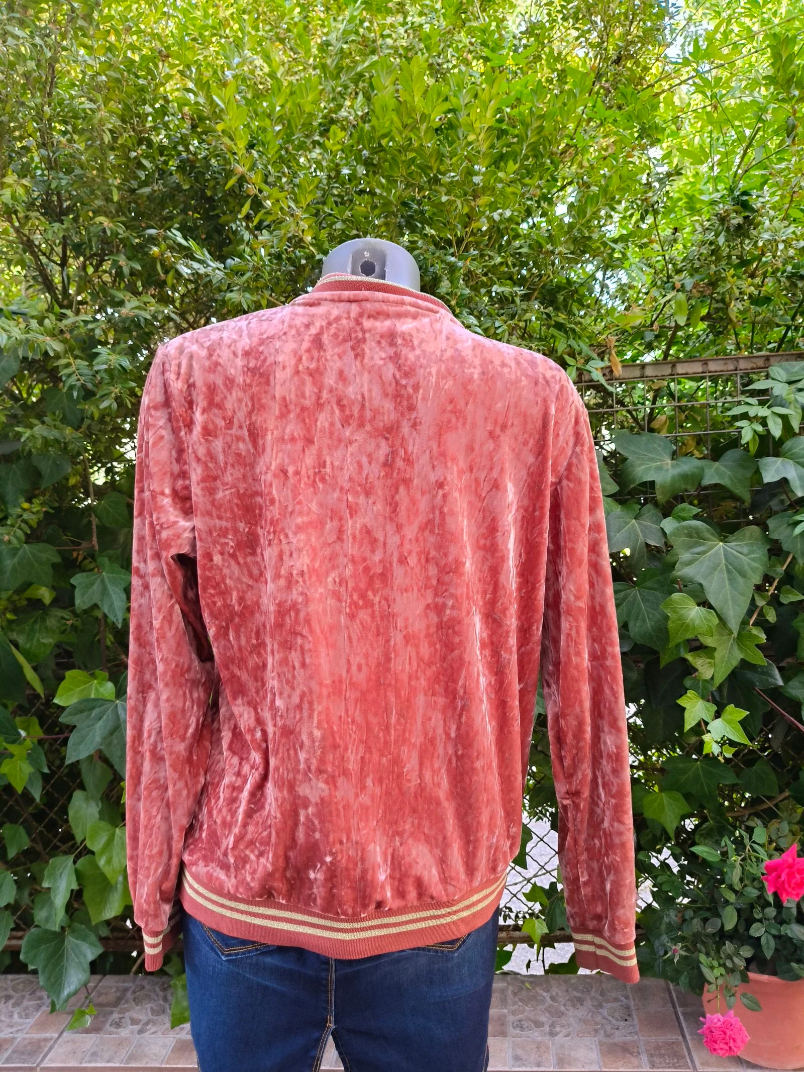 Pink Velour Sweatshirt – photo 5
